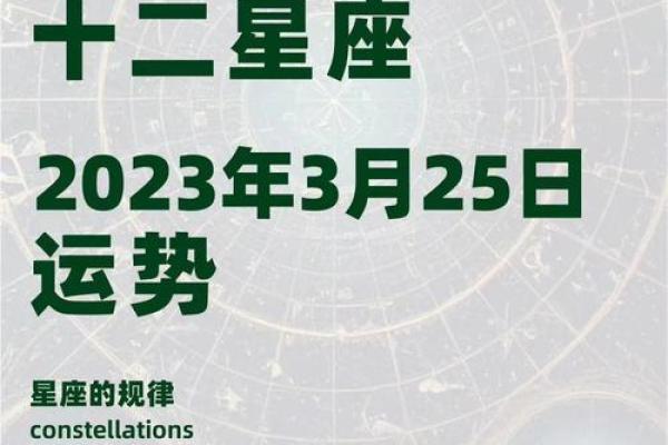 星座运势每日运程2025年3月25日