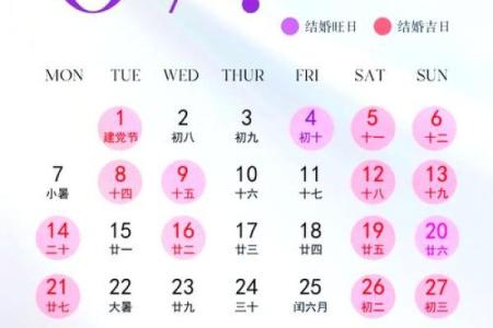 农历2025年二月结婚吉日