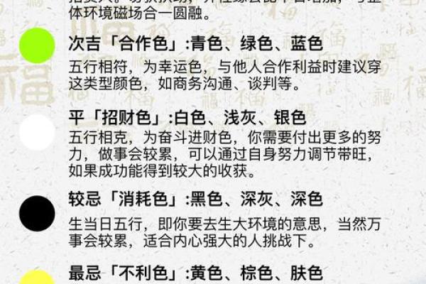 2025年4月11日每日穿衣五行颜色运势