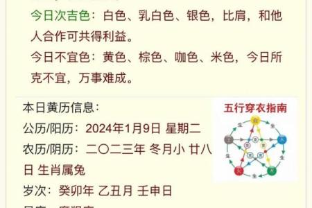 2025年4月10日穿衣颜色每日五行搭配