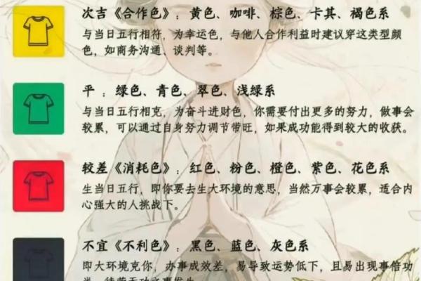 2025年4月12日穿衣颜色五行搭配 2025年4月12日穿衣颜色五行搭配