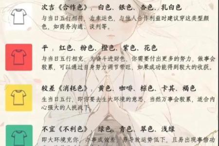 每日五行穿衣指南2025年4月5日