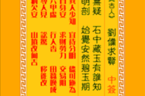 观音灵签三藏 观音灵签三藏