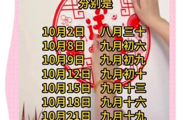 10月份吉日