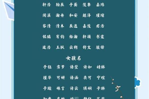 申时出生的属兔男孩适合取什么样的名字姓名